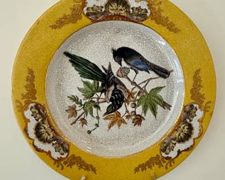 Wong Lee 1895 crackled porcelain plates