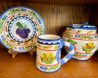 Zrike hand painted ceramic