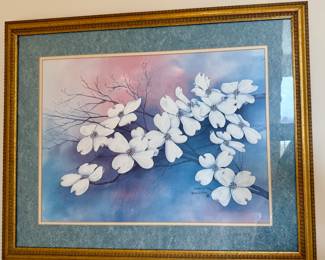 Framed print numbered and signed by Charles A. Towle. (#390/750)