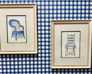 Small framed prints by V. Flasch
