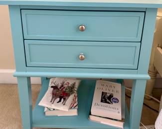 Blue nightstand