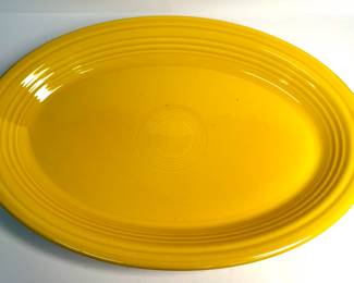 Fiesta yellow platter