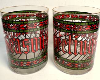 Houze holiday glassware