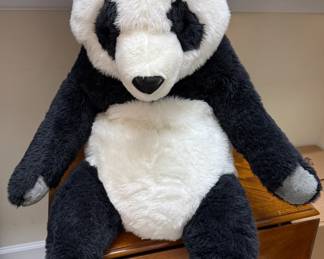 Giant stuffed panda