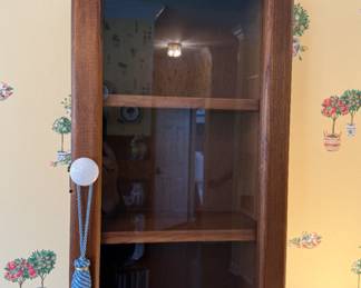 Vintage hanging display case