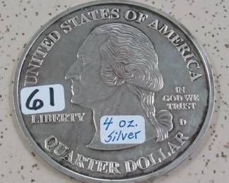 4 oz. Silver Round