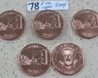 Trump 1 oz. Copper Rounds