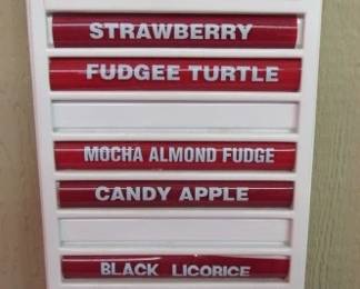 Ice Cream Menu Board