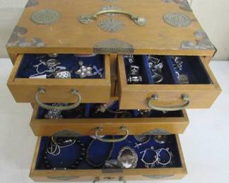 Jewelry Box & Contents