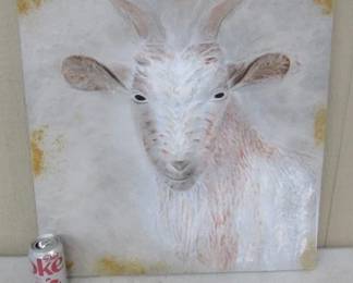 Metal Goat Wall Decor.