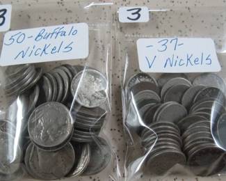 Buffalo & V Nickels
