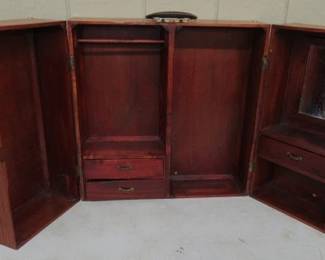 Wooden Doll Case