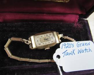 1920's Gruen Tank Watch
