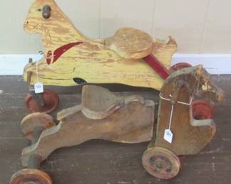 Childs Toy Ride on Horses