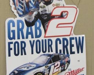 Metal Miller Lite Sign