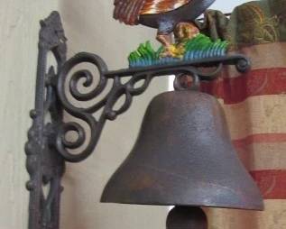 Large Cast Iron Rooster Bell