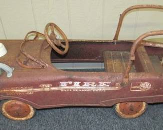 Fire Truck Pedal Car
