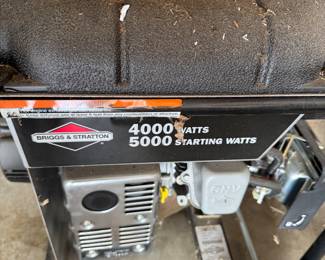 Briggs & Stratton generator