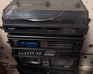 Vintage stereo equipment