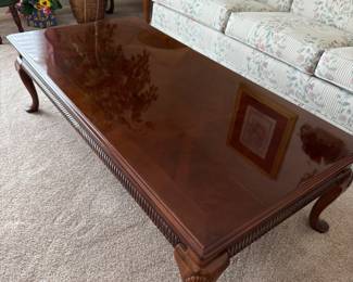 Beautiful, matching coffee table and two end tables