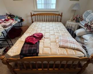 Full bed with headboard and footboard