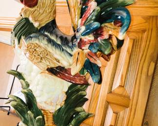 Large fancy rooster