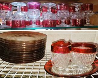 glass cranberry glass