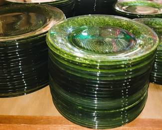 Green sandwich glass