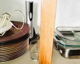 Charger plates and cooking