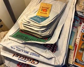 Lots of Voigt Milling Company items.