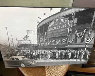 Front entrance of Wrigley Field, back in the day