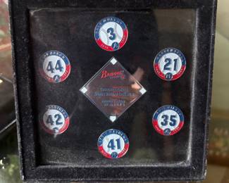 Braves retired uniforms, limited edition, set 1873