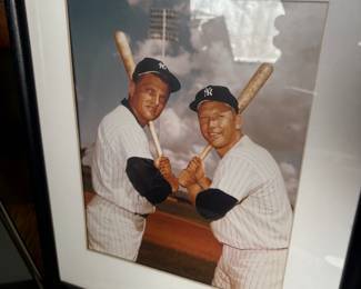 Roger Maris and Mickey Mantle photo