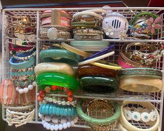 Collection of costume jewelry