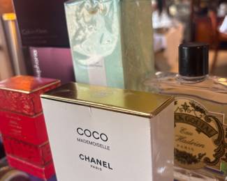 Coco Chanel, Molinard, Bvlgari, Annick Goutal and Euphoria perfumes