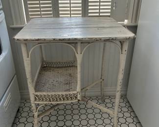 Vintage Wicker Table