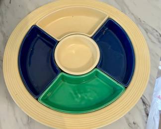 Vintage Fiestaware Relish Tray