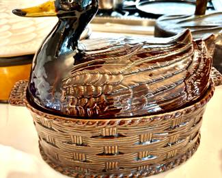 Vintage Stoneware Ducks