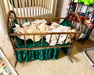 Vintage Wood Cradle