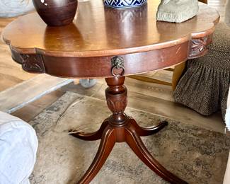 Duncan Phyfe Style Vintage Side Table