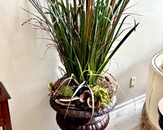 Large Urn With Greenery