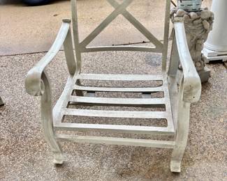 Pair of Iron Patio Chairs