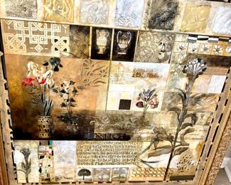 Large Collage Wall Art With Certificate