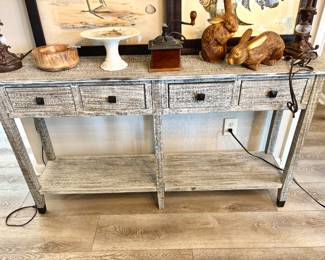 Gray Wash Rustic Table