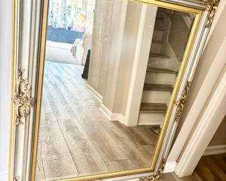 Large Silver Frame Mirror
