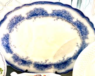 Vintage Blue and White Platters