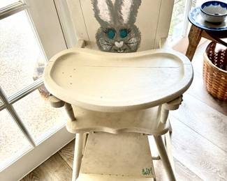 Adorable Bunny High Chair