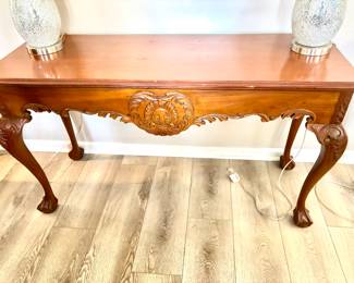 Chippendale Style Console Table