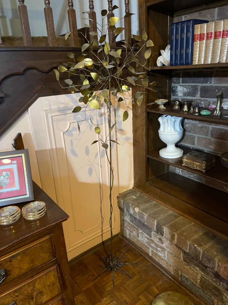 C Jere style MCM metal nail art tree