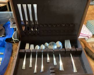 sterling flatware by Gorham “Tranquility”. 29 pieces